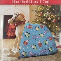 Giant Gift Bag for Jumbo Christmas Present 36 x 44 Santa Sack with Tag Penguins - £7.95 GBP