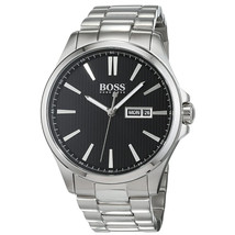 Hugo Boss Men&#39;s The James Black Dial Watch - 1513466 - £144.86 GBP
