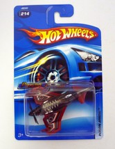 Hot Wheels Poison Arrow #214 Red Die-Cast Plane 2006 - £2.95 GBP