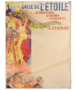 SALLE DE L&#39;ETOILE (c.1902) Vintage Orig French Poster Early Cinema ART B... - $1,500.00