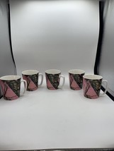 Mossy Oak Stoneware Mug Set Of 5 Break-Up Infinity Pink 470mL (15.8oz Each) - £24.72 GBP