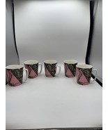 Mossy Oak Stoneware Mug Set Of 5 Break-Up Infinity Pink 470mL (15.8oz Each) - £24.41 GBP