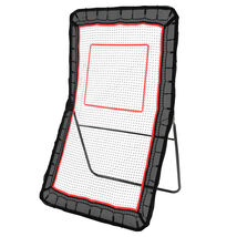 VEVOR Lacrosse Rebounder for Backyard, 4x7 Ft Volleyball Bounce Back Net  - $82.90
