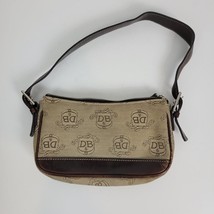 Vintage Dooney &amp; Bourke Womens Baguette Bag One Size Brown Monogrammed M... - $39.96