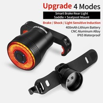 BROS Bike Light LED Bicycle IPx6 Waterproof USB Charging Taillight Cycling Q5 Fl - £101.77 GBP