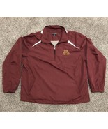 Minnesota Golden Gophers Men’s Large Quarter Zip NCAA Jacket Needs Repair - $8.95