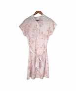 Cloth &amp; stone Button Up front Tiered Floral Mini Dress Sleeveless Anthro... - €64,48 EUR