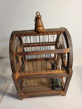 Wood & Wire Bird Cage Victorian Style Dome Top image 6