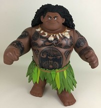 Moana Talking Singing Maui Action Figure Toy Large 16&quot; Doll Disney Jakks Jumbo - £67.07 GBP