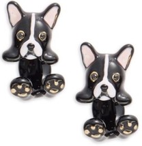 KATE SPADE Black Frenchie Ma Chérie Antoine Ear Jackets w/ KS Dust Bag NEW  - £31.45 GBP