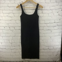 Forever 21 Dress Womens Sz S Black Bodycon Stretch Tight Cocktail - $17.82