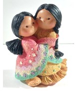 1994 Enesco Friends of the Feather Two Girls &quot;Gotta Have A Hug&quot; Figurine... - $11.39