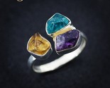 Ing natural amethyst citrine apatite 925 sterling silver gemstone fine jewelry for thumb155 crop