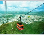 View From Mt Avila Cable Car Caracas Venezuela UNP Chrome Postcard K7 - $4.90