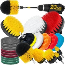 Holikme 23Pack Drill Brush Attachments Set, Scrub Pads &amp;, Scratch Brushes - $39.97