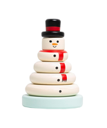Christmas Snowman  Wooden Sorting and Stacking Tower Educational Toy, fo... - €19,07 EUR