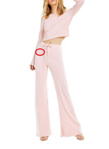 WILDFOX Womens Sweatpants Jones Slim Pink Size S - $48.33