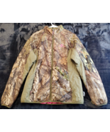 Mossy Oak Jackets Girls Medium Brown Camo Print Polyester Long Sleeve Fu... - $15.37