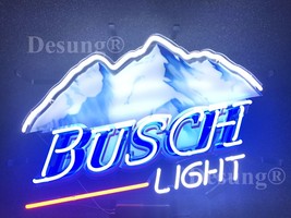 New Busch Light Mountain Neon Sign 19&quot;x15&quot; with HD Vivid Printing Technology - £129.95 GBP