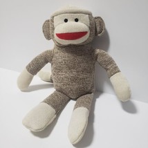 Kohl&#39;s Cares Sock Monkey Plush Stuffed Animal Skippyjon Jones Brown Lovey - $7.41