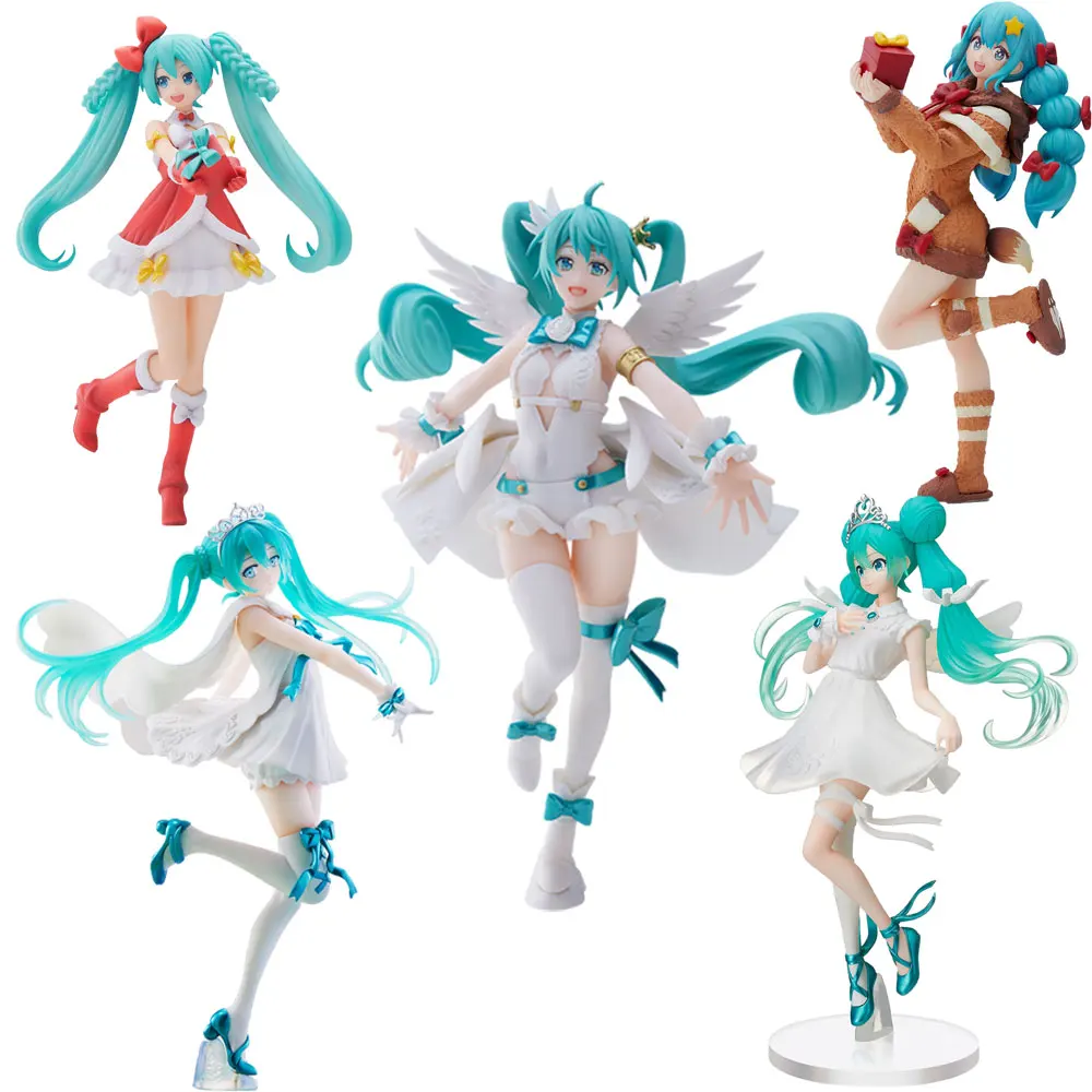 Original Hatsune Miku Figure Model Toys Anime Cartoon Pvc Vocaloid Hatsune Miku - £33.63 GBP+