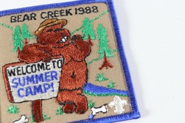 Vintage 1988 Bear Creek Summer Camp Boy Scouts America BSA Camp Patch - £9.37 GBP