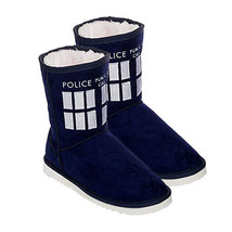 Doctor Who TARDIS Boot Slipper Ladies - Size 9 - £63.17 GBP