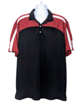 Pro King Men&#39;s Polo Style Shirt Size 3XL BIG, Black With Red &amp; White - £15.60 GBP