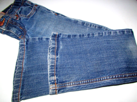 PLACE boot cut girls blue JEANS 5 pockets &amp; belt loops size 6 (jeans?) - £4.74 GBP