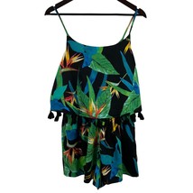 A.N.A. A New Approach Tropical Print Sleeveless Romper Size Small New - $14.88