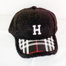 Embroidered H-Label Plush Warm Couple Hat Autumn And Winter Cashmere Baseball Ca - £10.22 GBP