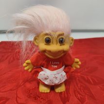 Valentine's Day " I Love You" Troll Doll, Light Pink Hair - $9.98