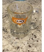 Vintage A&amp;W Root Beer w/ U.S MAP Logo 4 1/2&quot; Tall TEEN size Mug As-Is - £7.74 GBP