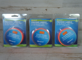 Lot of 3 Monarch Price Marking Labels  Fluorescent Orange for 1105 1107 ... - $21.46
