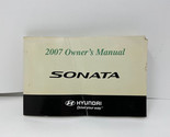 2007 Hyundai Sonata Owners Manual Handbook OEM J01B14007 - $9.89