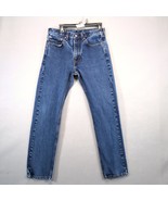 Levi&#39;s 505 Jeans Men&#39;s 33x32 Straight Leg 100% Cotton Denim Med-Dark Was... - $551.25 MXN