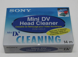 1 Sony Usa DVL980 Mini Dv Head Cleaner Tape Jvc Gr DVL980U DVM5U DVM55U DVM70 - £50.11 GBP