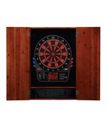 Soft Tip Dartboard Cabinet Tournament Quality Regulation 15.5” Target Face - $390.11 CAD