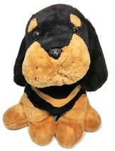 Kellytoy Rottweiler Plush LARGE Stuffed Animal Black Brown 19&quot; Doberman Pinscher - £52.27 GBP