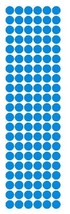 3/8&quot; Medium Blue Round Vinyl Color Code Inventory Label Dot Stickers - £1.57 GBP+