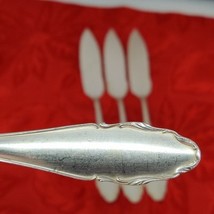 4 BS WMF 2200 Germany Butter Spreader Friodur Scroll Silverplate Flatwar... - $19.98