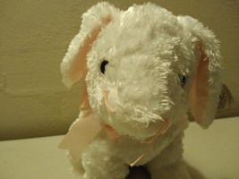 Ty Beanie Buddies Spring the White Bunny with Pink Bow - $19.99