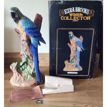 Ezra Brooks Blue &amp; Gold Macaw Wildlife Collector Series Decanter W/ Box ... - $44.97