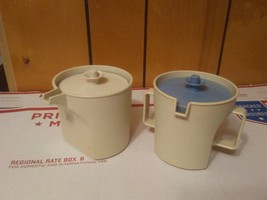Vintage Tupperware sugar & creamer set - $11.39