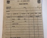 Birmingham Phillips 66 Service Center Order Form Invoice Alabama Vintage... - $5.93