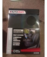 Reflective Leather - 3pc Combo Seat Covers (Steering Wheel Cover Include... - €21,49 EUR