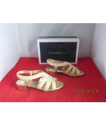 Karen Scott Nathena Strappy Dress Sandals $69 - US Size 7 1/2 - Gold - 1212 - $33.83 CAD