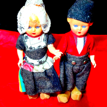 1950s Handmade and Crafted One Little Danish Boy and Girl~Eyes open and ... - £26.33 GBP