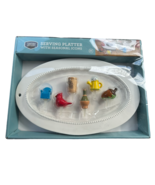 New Berkley Jensen 16x10” Ceramic Serving Platter With Changeable Season... - $51.08 CAD