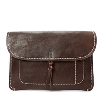 Men Envelope Large Clutch Leather A4 File Bag Documents Portfolio Men MacBook IP - £96.53 GBP